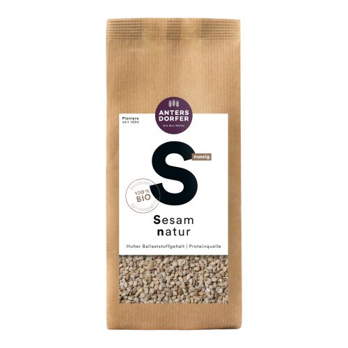 Organic natural sesame 250g - value pack of 6 from Antersdorfer Mühle