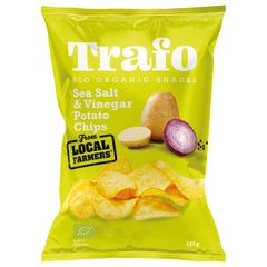 Bio Chips Salt & Vinegar 125g - 12er Vorteilspack von Trafo