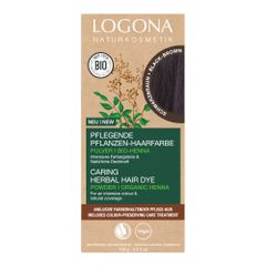 Organic hair color coffee brown 100g from logona natural cosmetics