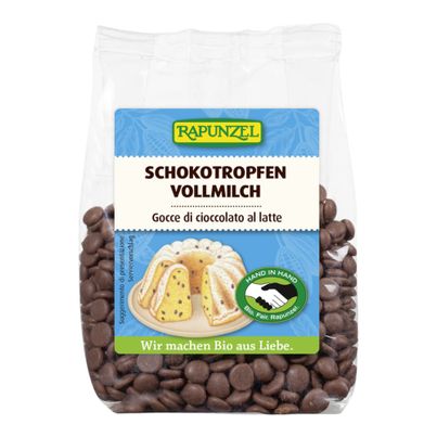 Bio Schokotropfen Vollmilch  100g - 8er Vorteilspack von Rapunzel Naturkost