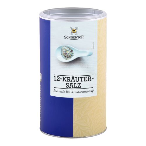 Organic 12-herb salt can 800g from Sonnentor