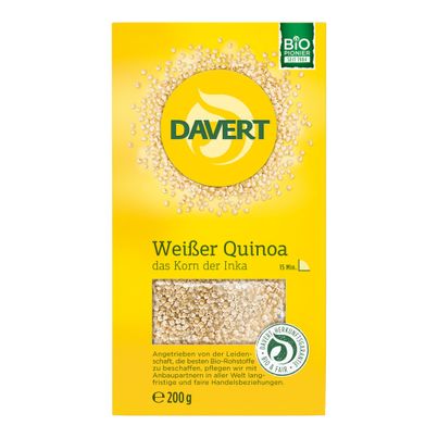 Bio Weißer Quinoa 200g - 8er Vorteilspack von Davert