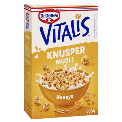 Dr. Oetker Vitalis Knuspermüsli Honeys 600g