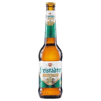 Imperator Dopplebock Bier 330ml - cremig feinporiger Schaum - Honigsüße mit spürbaren Hopfentönen - leicht wärmend von Freistädter Bier