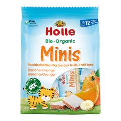 Organic banana orange fruit slices 100g - value pack of 7 from Holle