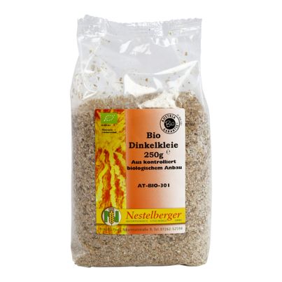 Bio Dinkelkleie 250g - 10er Vorteilspack von Nestelberger