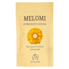 Getrocknete Ananas in Scheiben 70g - Trockenfrüchte von Melomi