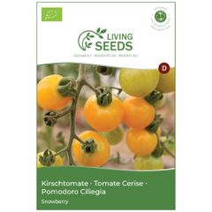 Bio Tomate Snowberry 3.75g Saatgut von Living Seeds