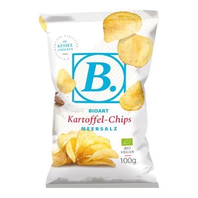 Bio Kesselchips Meeralz 100g - 12er Vorteilspack von Bioart