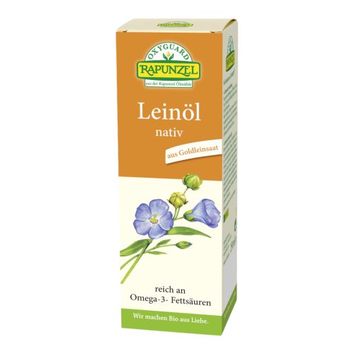 Bio Leinöl nativ 250ml - 4er Vorteilspack von Rapunzel Naturkost