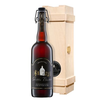 Stille Nacht Festbier in der Holzkiste 750ml