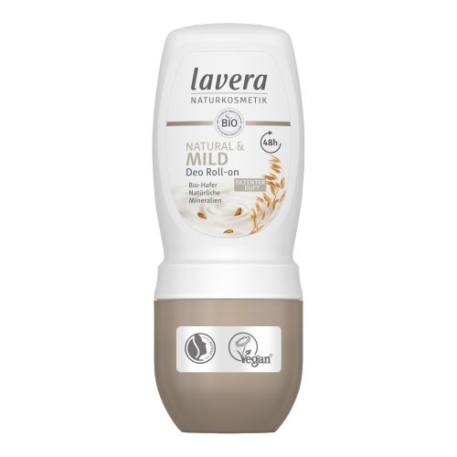 Bio Deo Roll-on Mild 50ml - 4er Vorteilspack von Lavera Naturkosmetik