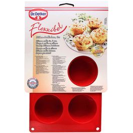Uudimee 2 Mini-Muffinformen Aus Silikon – 9 Mulden, Antihaftbeschichtet, Hitzebeständig Bis 230°C, Spülmaschinenfest