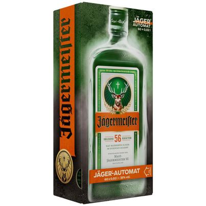 Jägermeister Automat 35 Prozent vol. 60x20ml