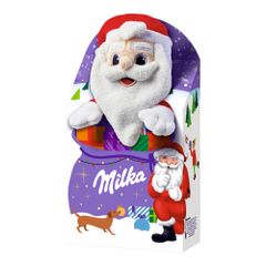 Milka Plüschtier Weihnachtsmann mit Schokoladen Magic Mix 96g von Milka