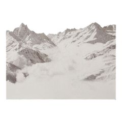 Tagesdecke Alpen Farbe Braun 240x220cm von David Fussenegger
