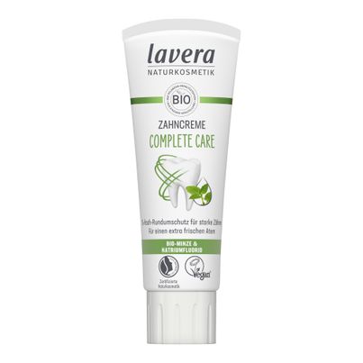 Organic Toothpaste Complete Care 75ml - 4-piece value pack from Lavera Naturkosmetik