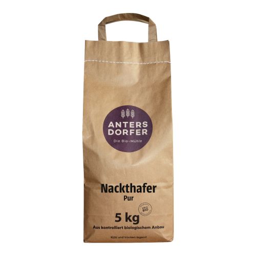 Organic naked oats pure 5000g from Antersdorfer Mühle