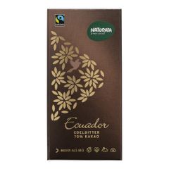 Bio Edelbitter Ecuador Schoko. 70% 100g - 10er Vorteilspack von Naturata