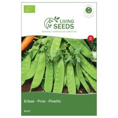 Bio Zuckererbse Norli 13.6g Saatgut von Living Seeds