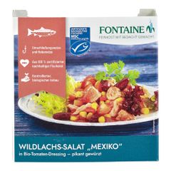 Bio Wildlachs-Salat Mexiko 200g - 8er Vorteilspack von Fontaine