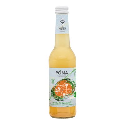 PONA Bio Apfel Kalamansi 330ml - Erfrischendes Fruchtsaftgetränk ohne zugesetzten Zucker von PONA