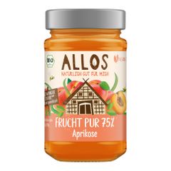 Bio Fruchtaufstrich 75% Aprikose 250g - 6er Vorteilspack von Allos