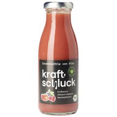 Bio Roter Smoothie Erdbeer EW 250ml - 6er Vorteilspack von Kraftschluck