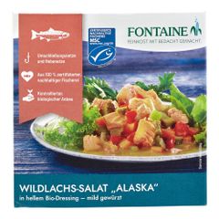 Bio Wildlachs-Salat Alaska 200g - 8er Vorteilspack von Fontaine