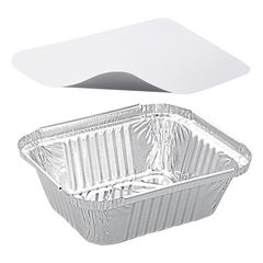 Schale Alu mit Deckel 470ml 5Stück von Wimex