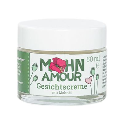 Gesichtscreme für Männer 50ml - Reichhaltige Tag- und Nachtcreme - wirkt harmonisierend und feuchtigkeitsspendend von Mohn Amour