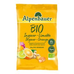 Bio Ingwer-Limette/-Orange-Bonbons 90g - 19er Vorteilspack von Alpenbauer