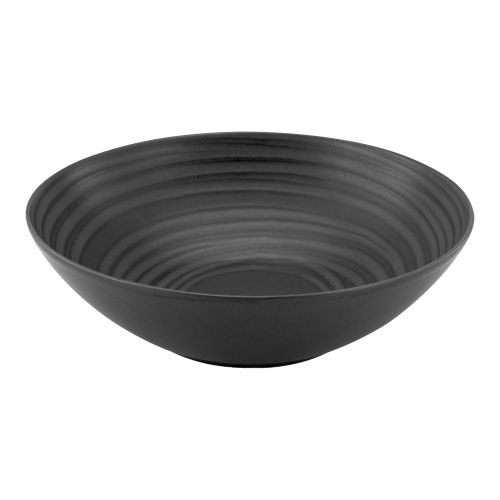 Lava Stone Black Schale Durchmesser 24cm - 4er Vorteilspack von Creatable