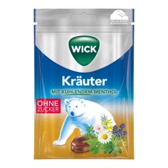 Kräuter zuckerfrei mit Menthol 72g - 20er Vorteilspack von Wick
