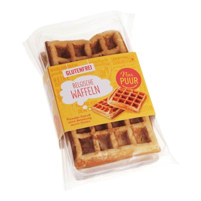 Bio Belgische Waffeln 2x100g 200g - 6er Vorteilspack von Nur Puur