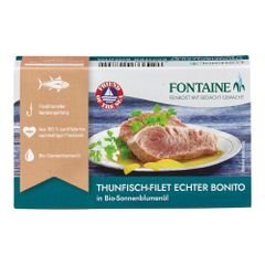 Bio EchterBonito in Sonnenblumenöl 120g - 10er Vorteilspack von Fontaine