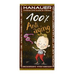 Bio Schokolade AntiAging 100% 70g - 10er Vorteilspack von Hanauer
