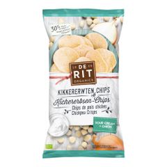 Bio Kichererbsenchips Sour Cream 75g - 8er Vorteilspack von De Rit