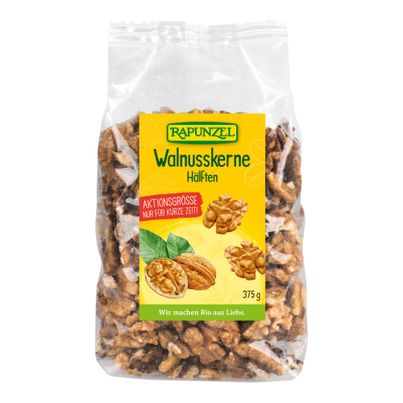 Bio Walnusskerne halbe 375g - 8er Vorteilspack von Rapunzel