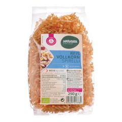 Bio Reis Vollkorn Spirelli 250g - 12er Vorteilspack von Naturata