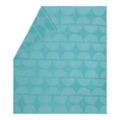 Leichts Sommerplaid Halbkreise Farbe Mint 160x130cm von David Fussenegger