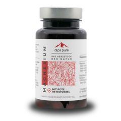 AlpsPure MAGNESIUM+ mit Rote Beetewurzel 60 Kapseln - Nahrungsergänzungsmittel zur Unterstützung des Körpers von AlpsPure