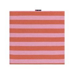 Sitzkissen Streifen 40 x 40 cm - Dunkelorange - GRS zertifiziert - von David Fussenegger