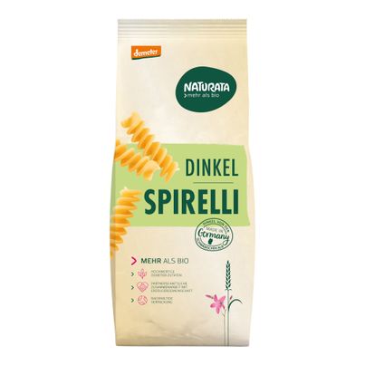 Bio Dinkel-Spirelli hell 500g - 9er Vorteilspack von Naturata