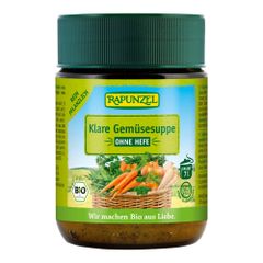Bio Klare Gemüsesuppe ohne Hefe 140g - 10er Vorteilspack von Rapunzel