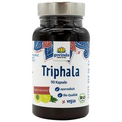 Organic Triphala Capsules 90 capsules – 6-pack value pack from Govinda