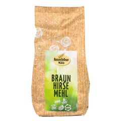 Bio Braunhirse Vollkorn-Mehl 500g - 6er Vorteilspack von Rosenfellner Mühle