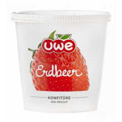 Strawberry jam 45 percent 700g from Unterweger Konfitüren UWE