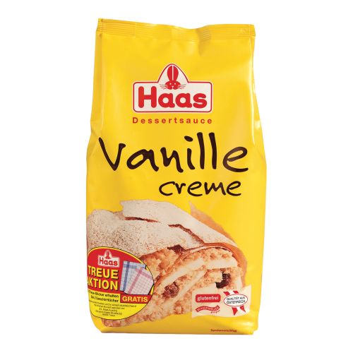 Vanillecreme Pulver 1000g von Haas Eduard