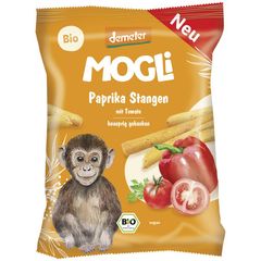 Bio Brotstangen mit Tomate-Paprika 75g - 12er Vorteilspack von Mogli
